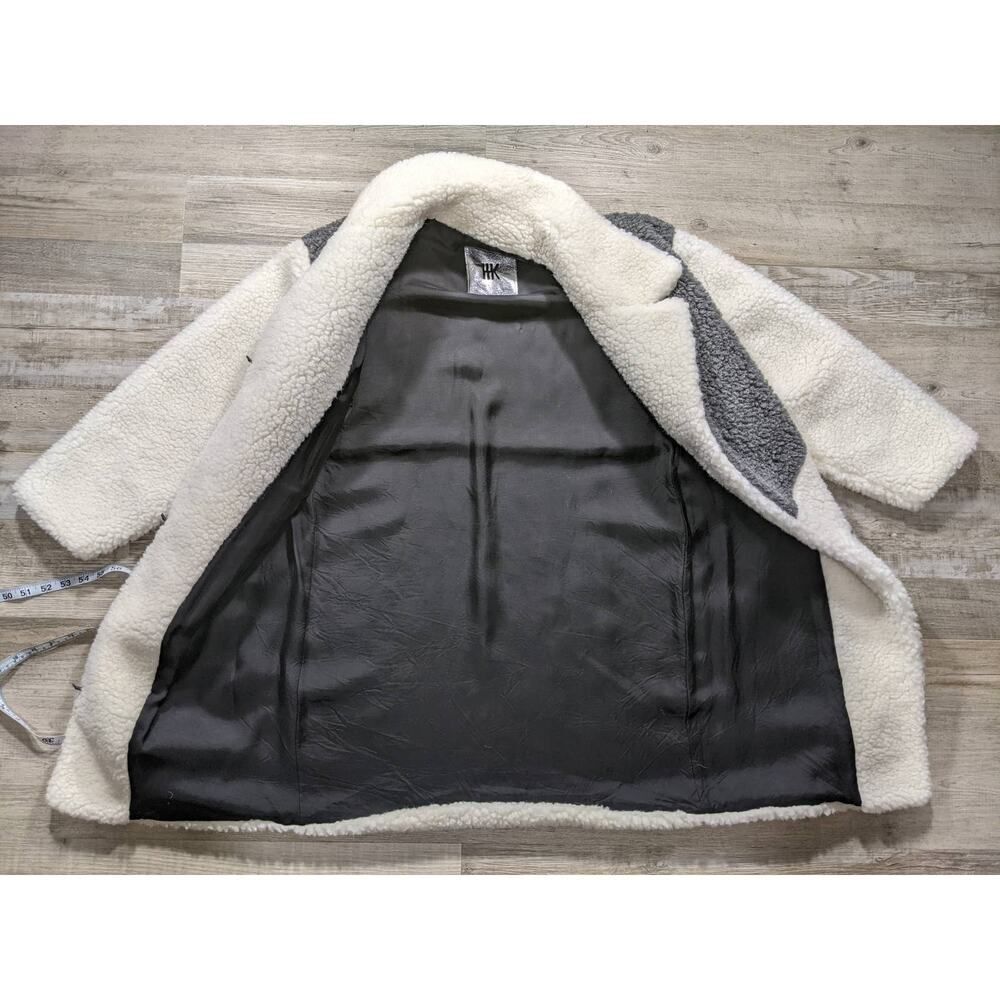 NWOT 100% Natural Sheep WOOL MEDIUM WEIGHT HK brand teddy bear coat. - Picture 10 of 16